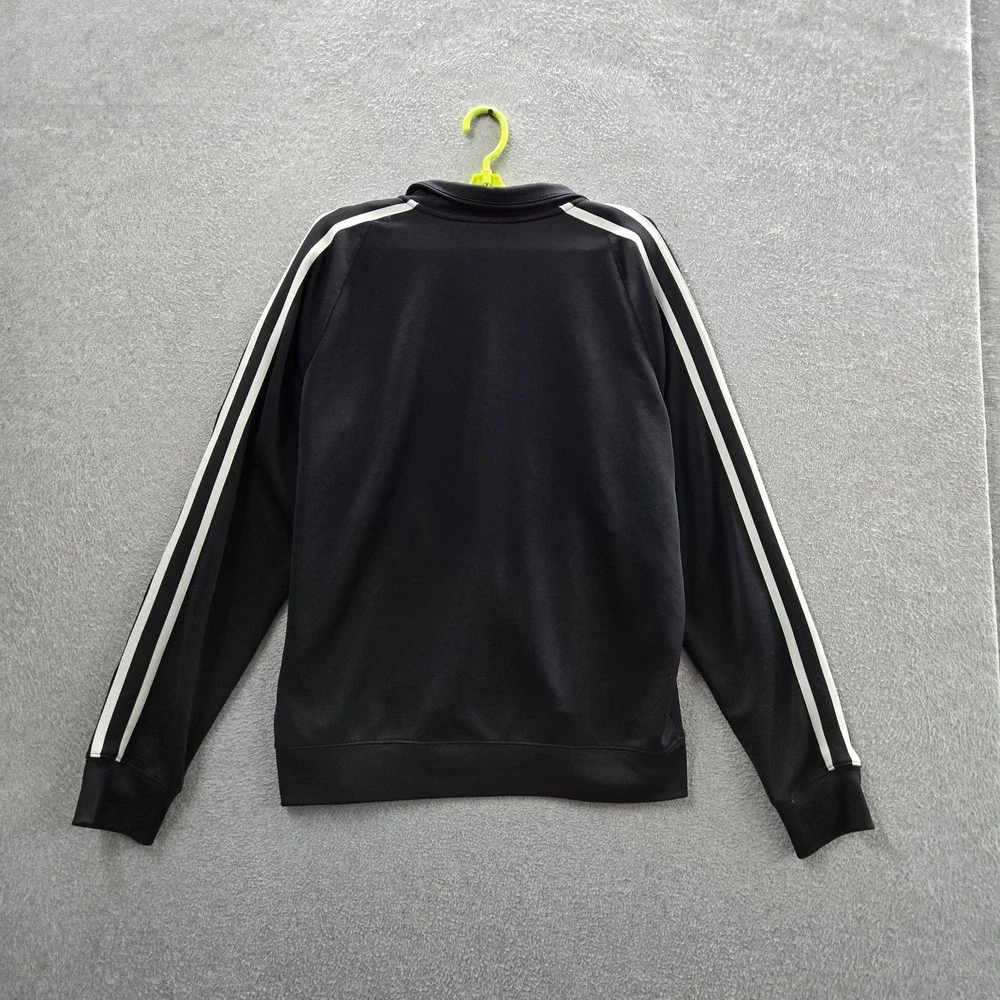 Nike Men Jacket L Black Tribute Track Activewear Logo Embroidered READ